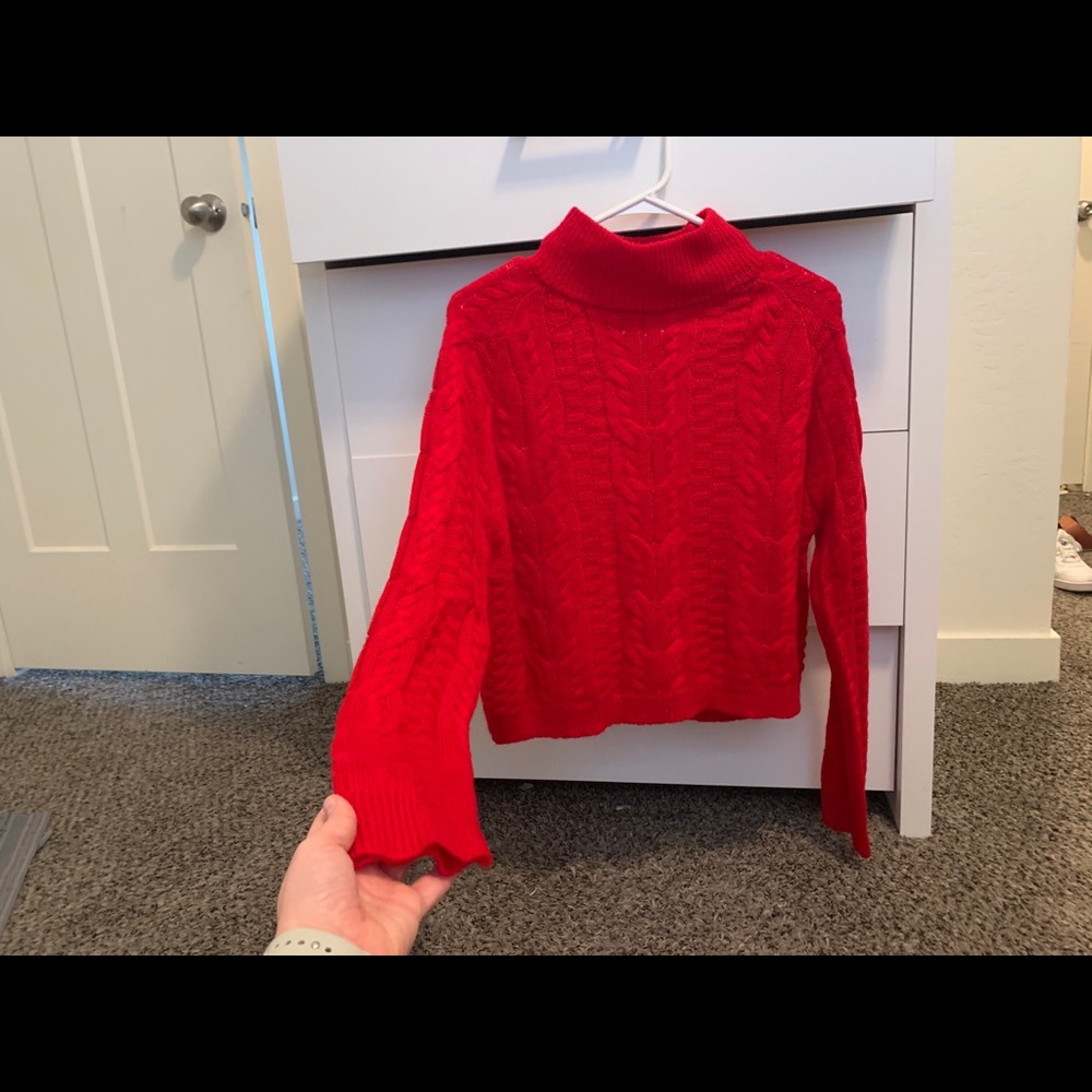Red sweater